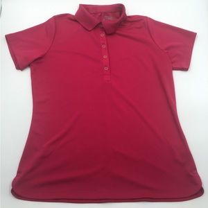 NikeGolf Hot Pink Collar Top